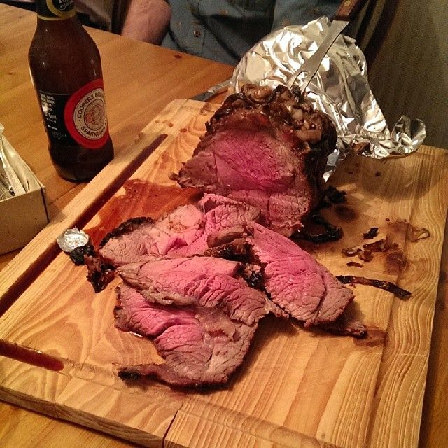 Barbecue roast beef.
