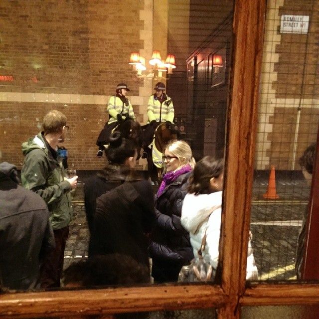 It's all all kicking off at the Coach and Horses in Soho!