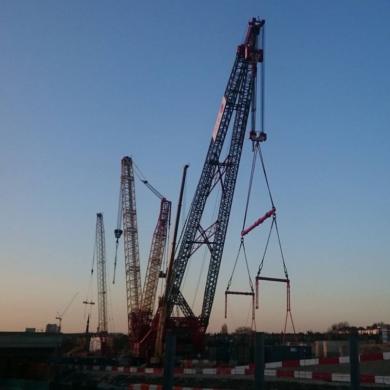 You really can't over state the size of the crane that's appeared on the Earls Court site.