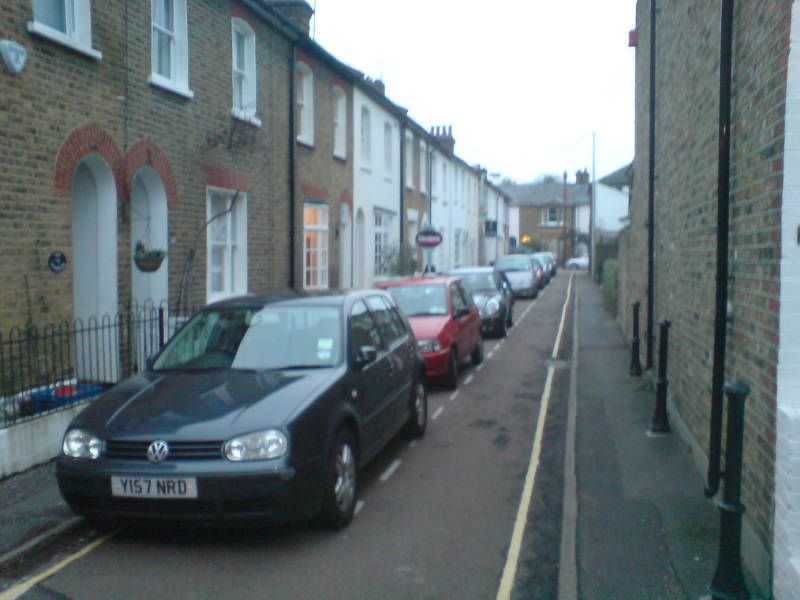 Only in England is this considered a street with parking