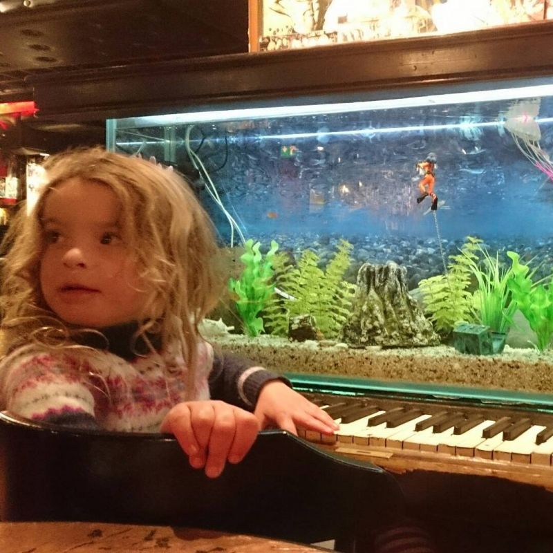 Something fishy about this piano
