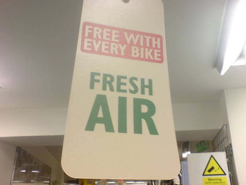 Free with every bike