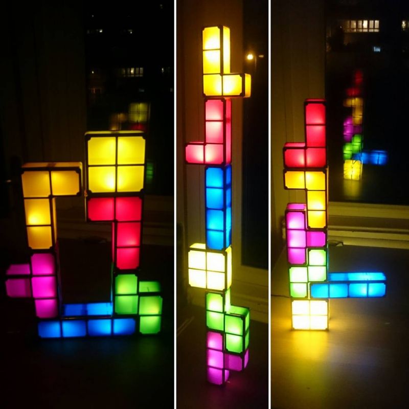 Tetris lamp challenges.