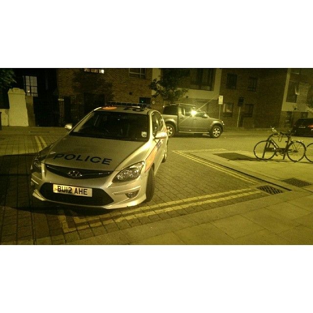 You park like a cop.