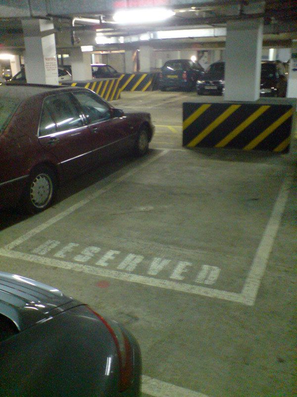 How to secure your personal parking space
