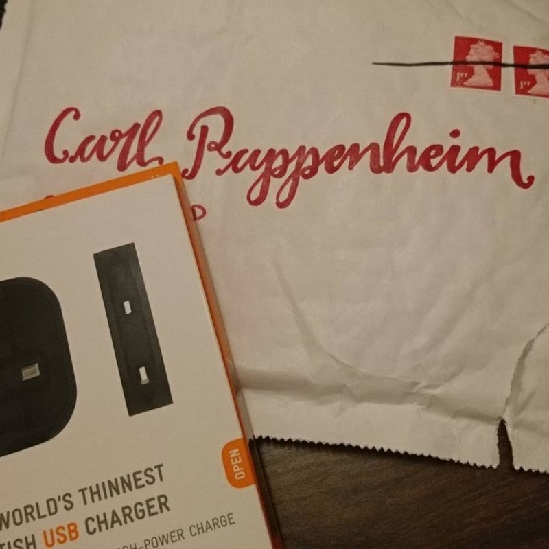 Love getting post but particularly today.