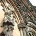 carvings above Lichfield cathedral doors